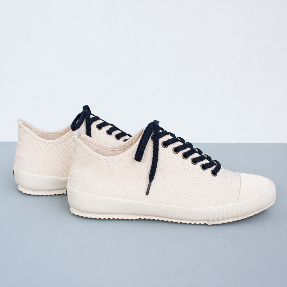 HC1200【京都手作】純粹自然白· 中筒帆布鞋【日本製限量布】