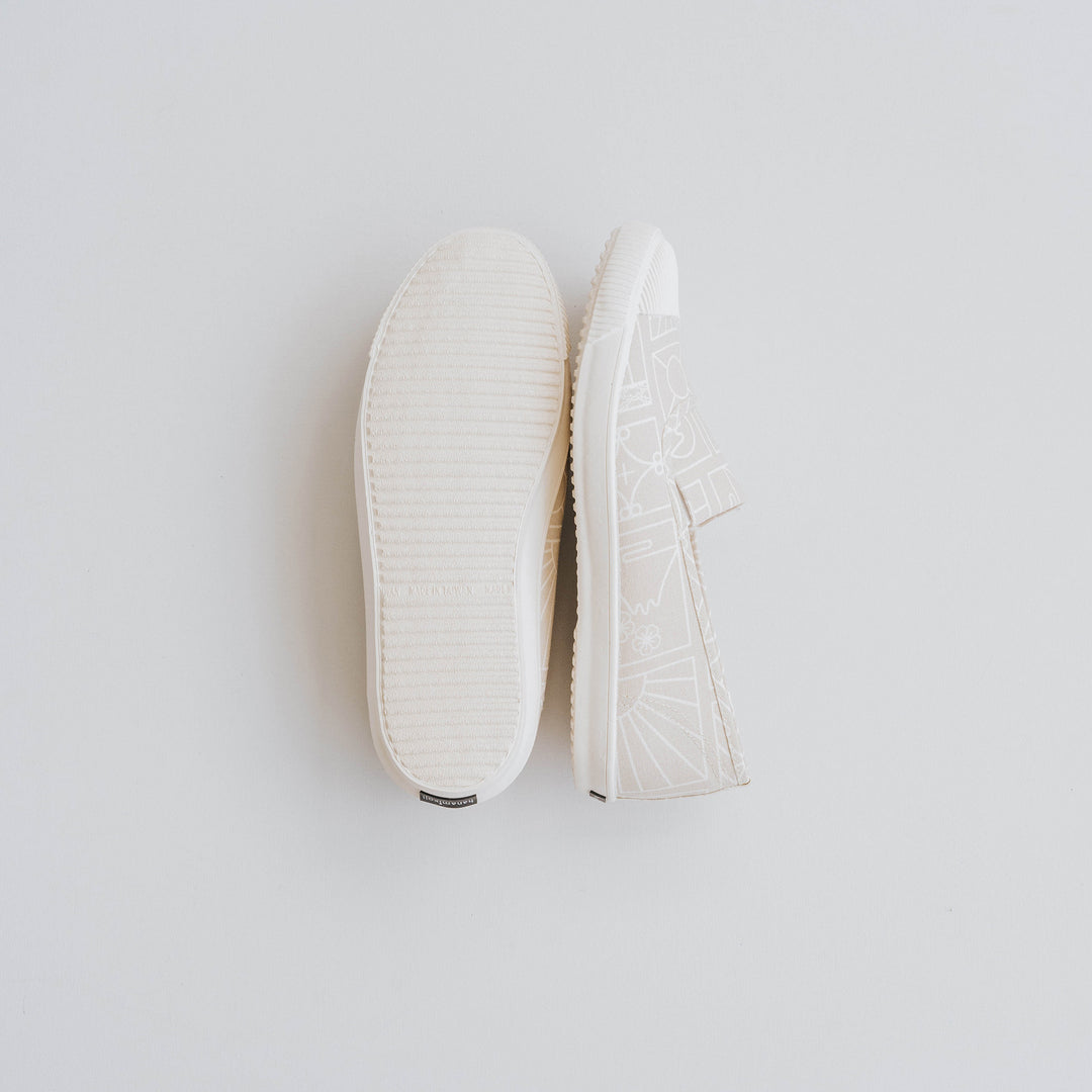 HC1204【京都手作】幾何圖形無印風大頭懶人鞋【日本製限量布】