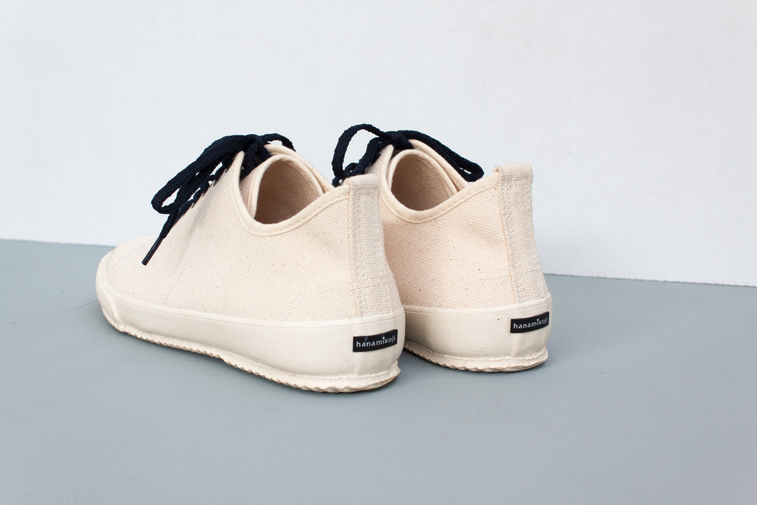 HC1200【京都手作】純粹自然白· 中筒帆布鞋【日本製限量布】