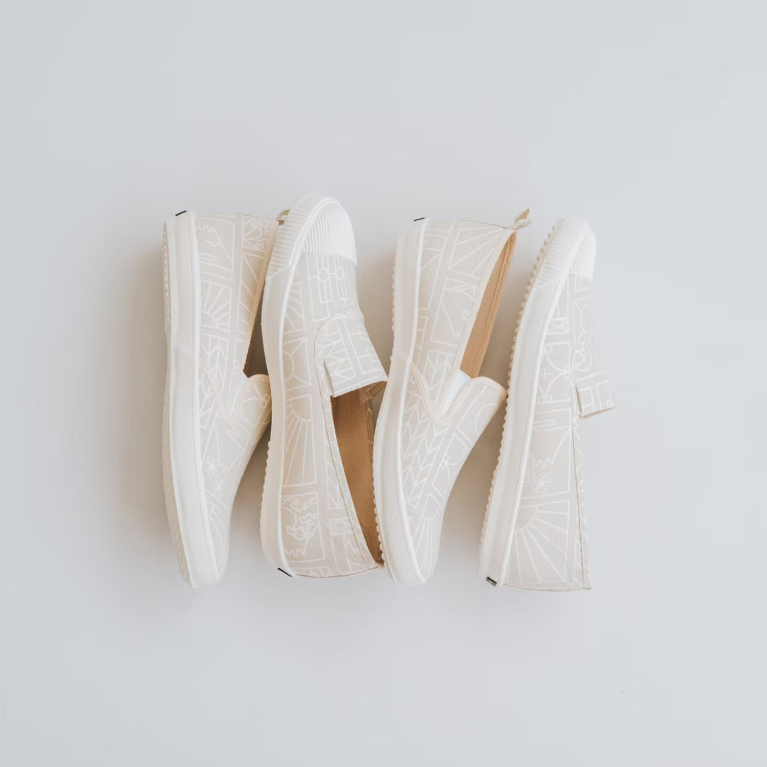 HC1206【京都手作】幾何圖形無印風第二代懶人鞋【日本製限量布】