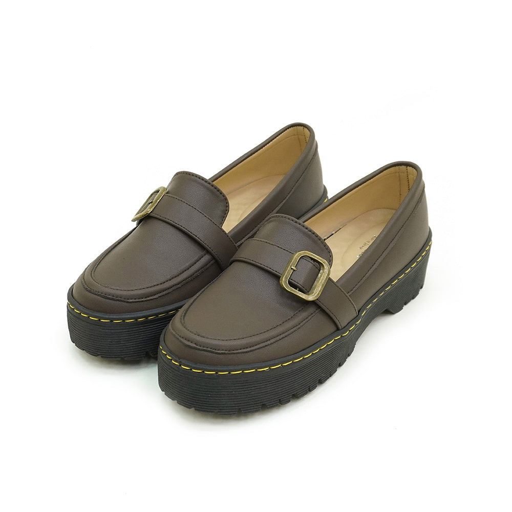 ER1292 復古學院風厚底樂福鞋(此款版型偏小 建議選大一碼)