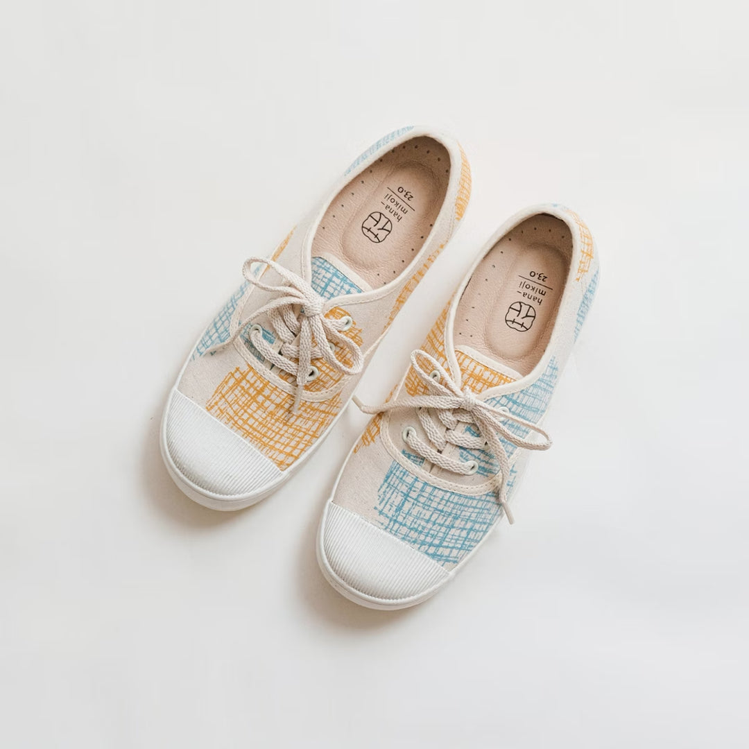 HC1215【京都手作】微風點點花布寬頭懶人鞋【日本製限量布】