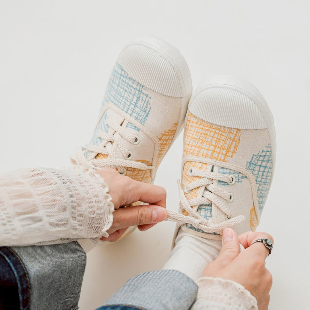 HC1215【京都手作】微風點點花布寬頭懶人鞋【日本製限量布】