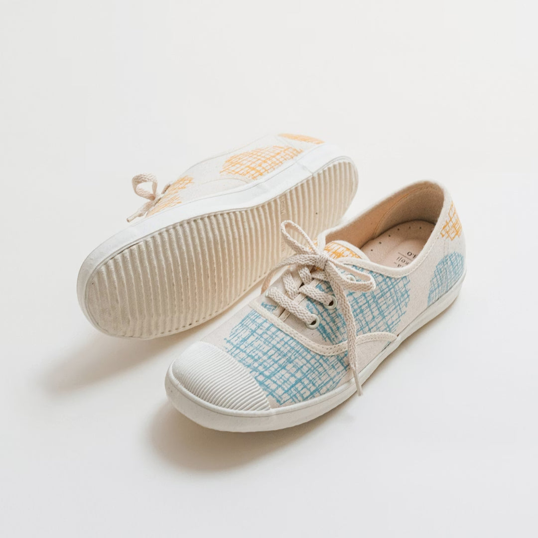 HC1215【京都手作】微風點點花布寬頭懶人鞋【日本製限量布】