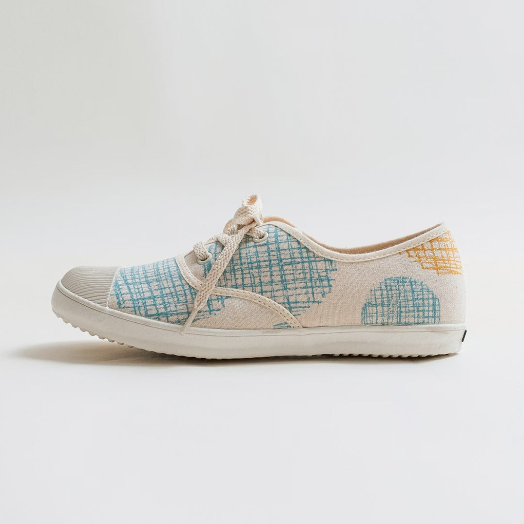 HC1215【京都手作】微風點點花布寬頭懶人鞋【日本製限量布】