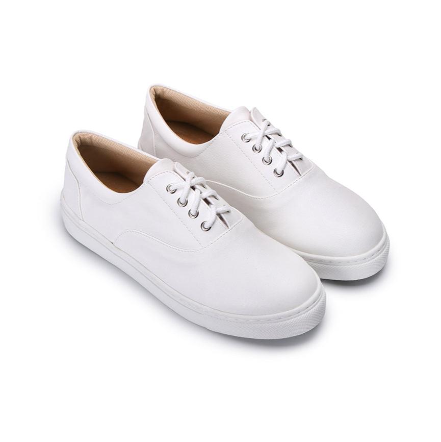 W1781 日式簡約皮革休閒鞋【防潑水】