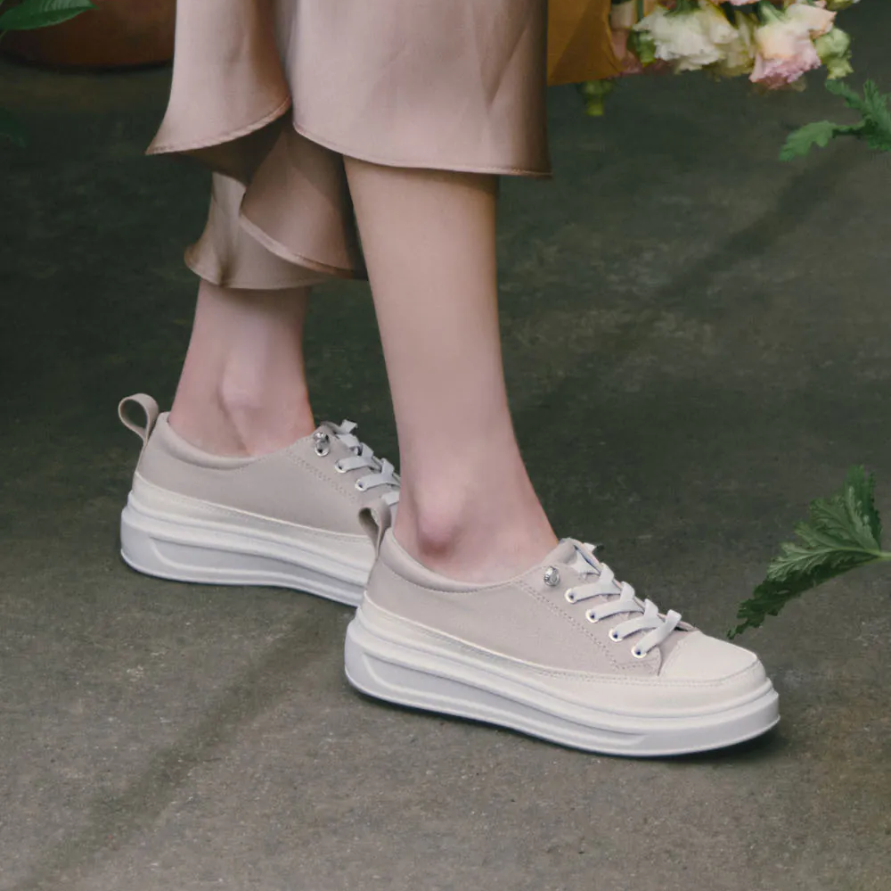 TU1186 拼接免綁帶超纖皮透氣防水小白鞋【防潑水】(版型偏小建議選大一碼)