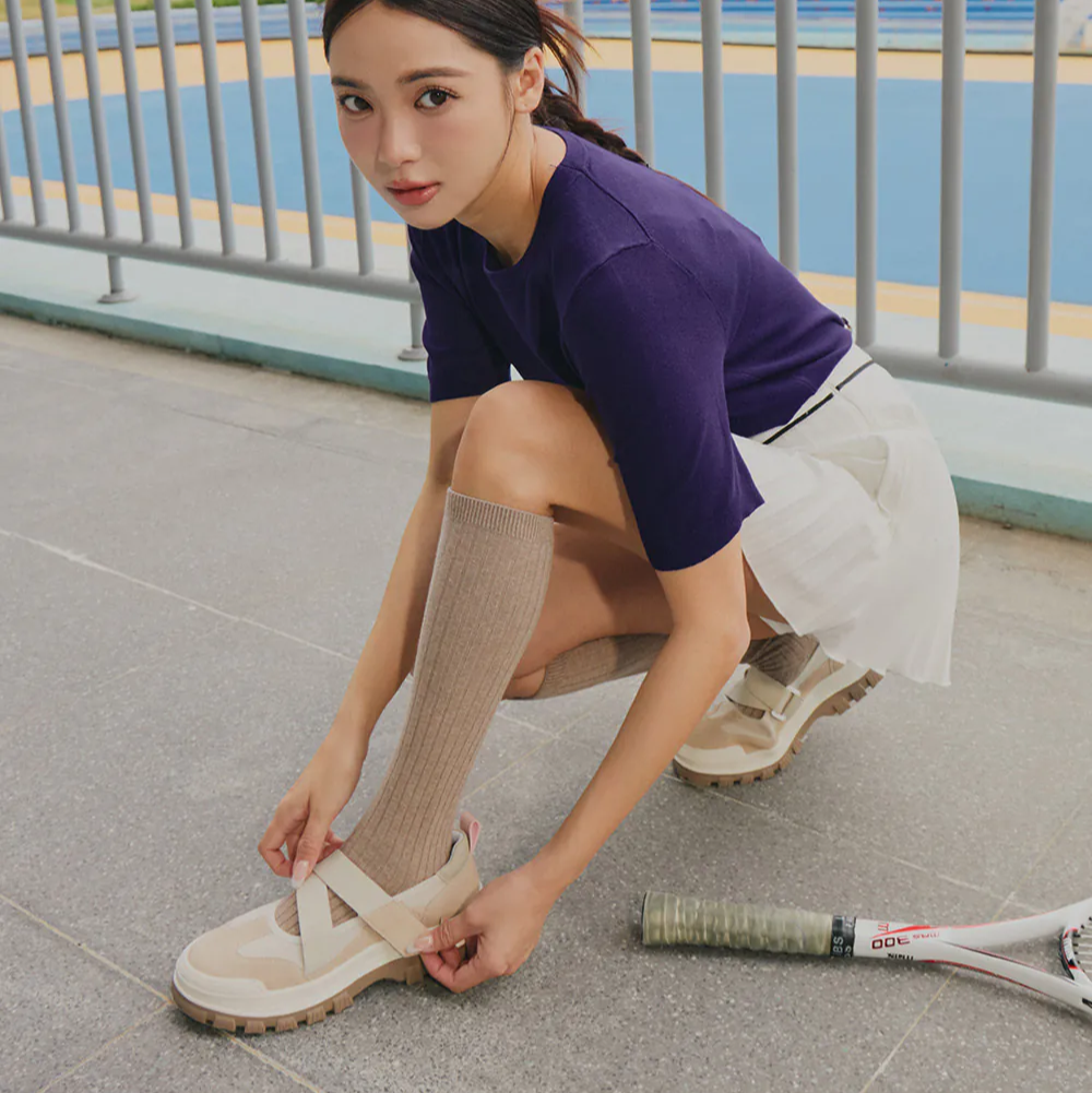 AK1367 StreetJane! 街頭甜心運動風瑪莉珍鞋【防潑水】