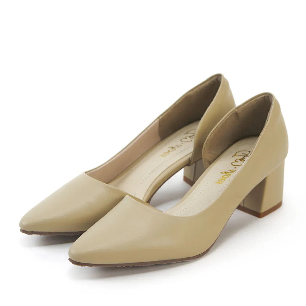 TU1285 超纖皮防潑水側鏤空高跟鞋【防潑水】