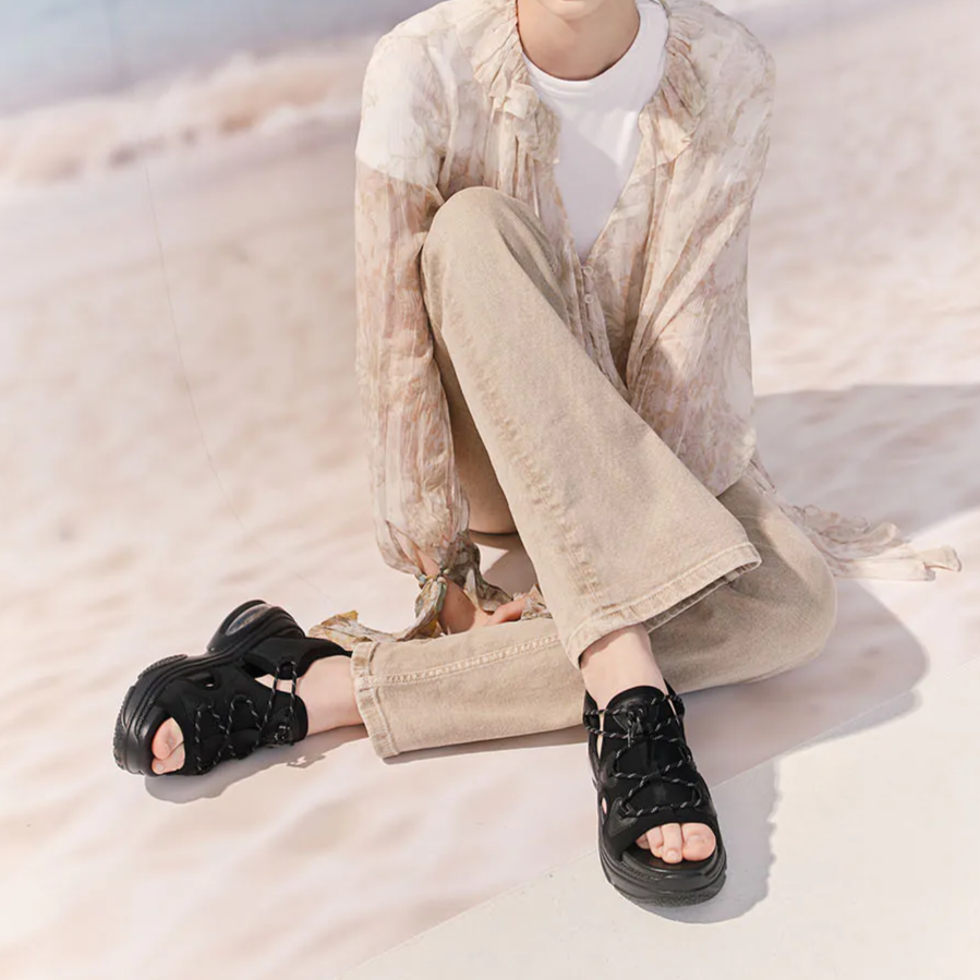 AK1371 AirStep戶外機能大氣墊涼鞋【生活防水】-