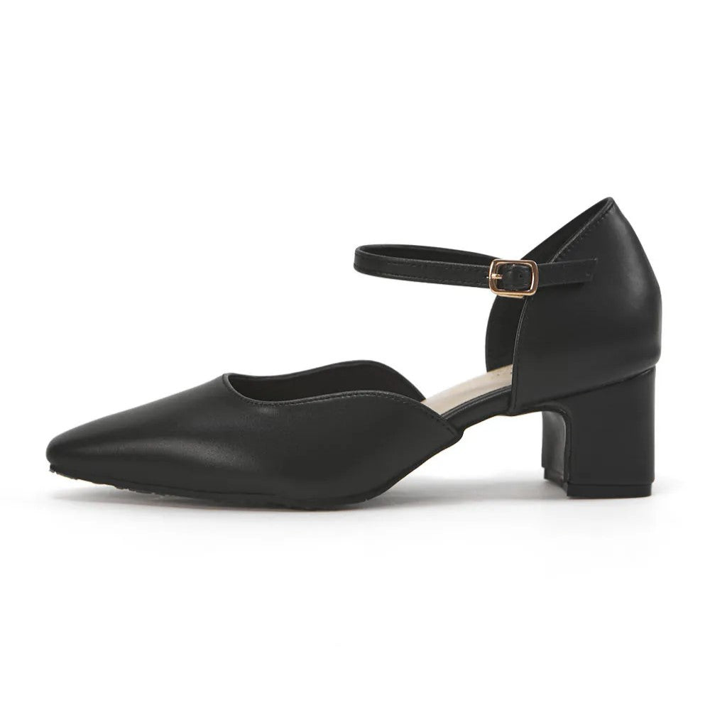 TU1283 經典小方頭瑪麗珍粗跟鞋【防潑水】