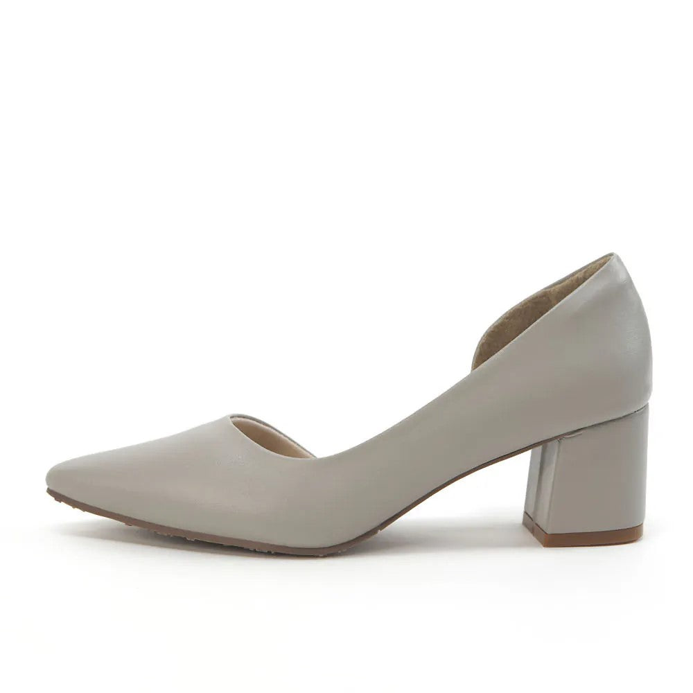 TU1285 超纖皮防潑水側鏤空高跟鞋【防潑水】