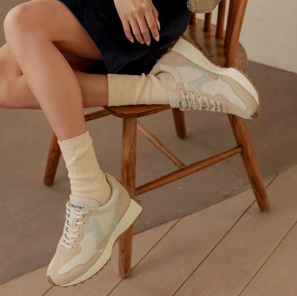 TU1298 經典復古越野顆粒底運動鞋【防潑水】【男女款】