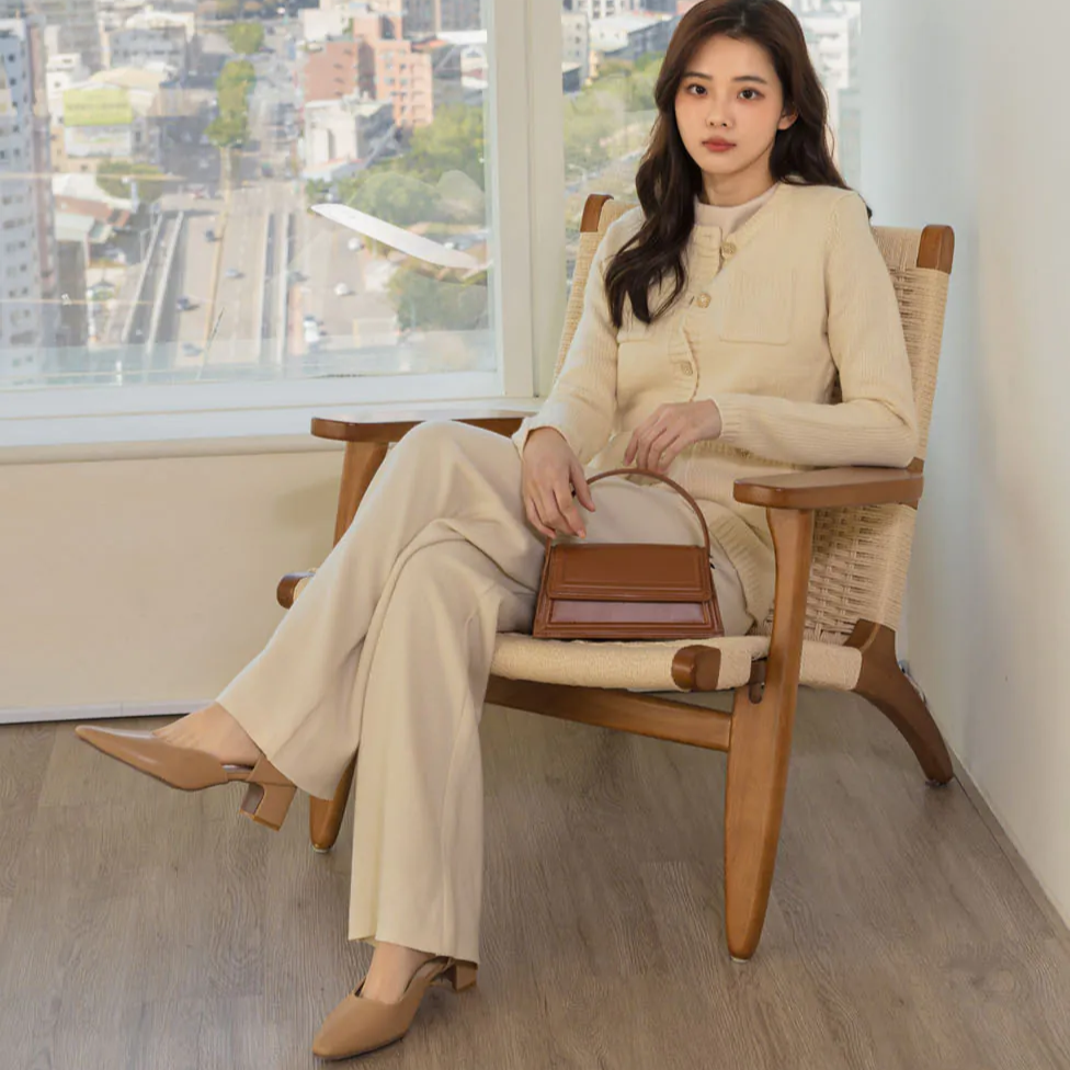 TU1283 經典小方頭瑪麗珍粗跟鞋【防潑水】