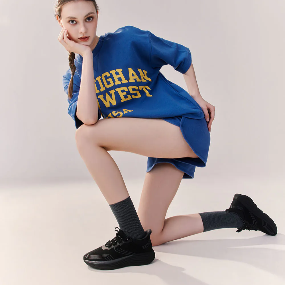 AK1370 輕盈彈跳美體慢跑秒著鞋【生活防水】【男女款】