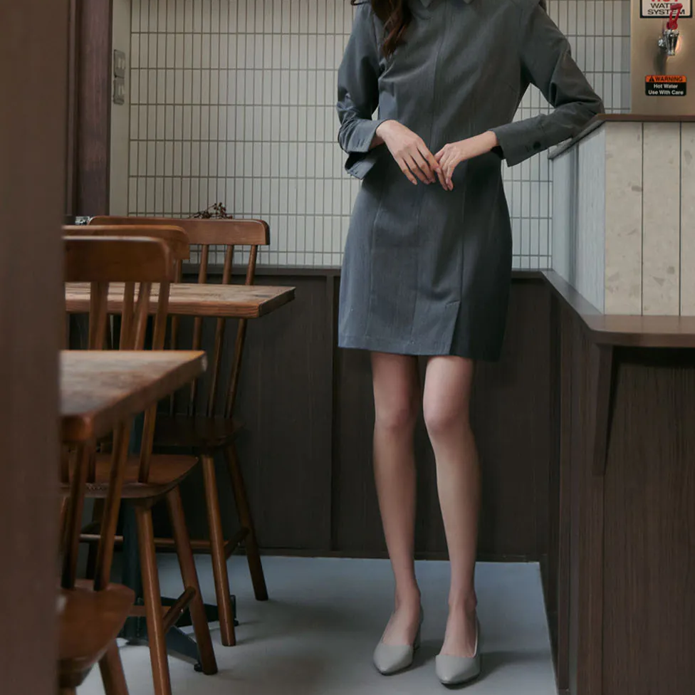 TU1285 超纖皮防潑水側鏤空高跟鞋【防潑水】