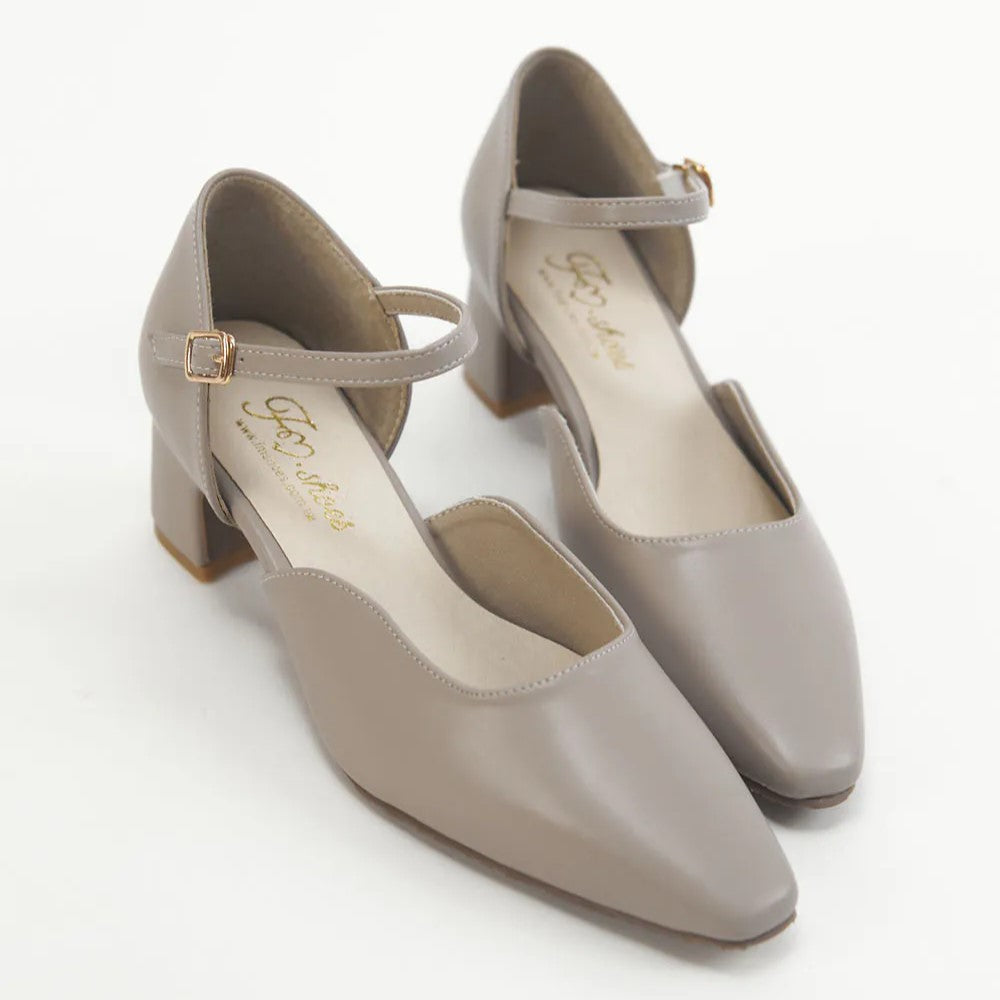 TU1283 經典小方頭瑪麗珍粗跟鞋【防潑水】