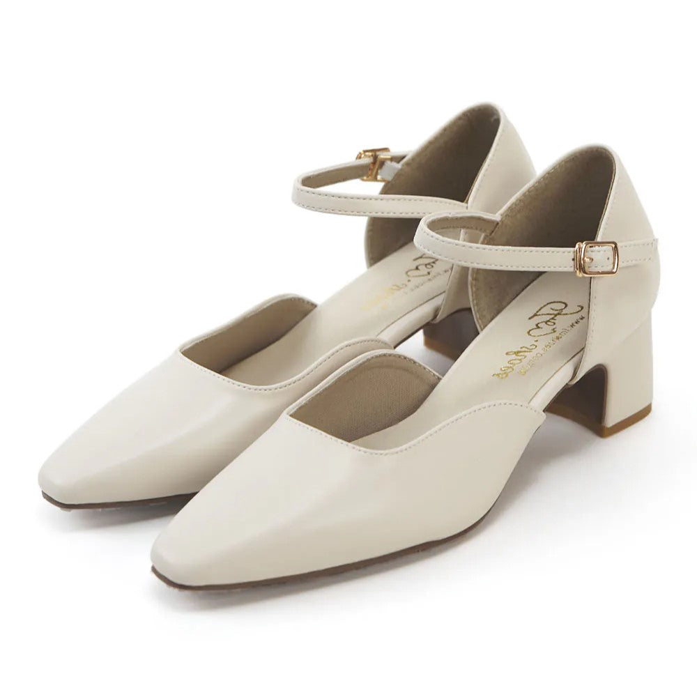 TU1283 經典小方頭瑪麗珍粗跟鞋【防潑水】