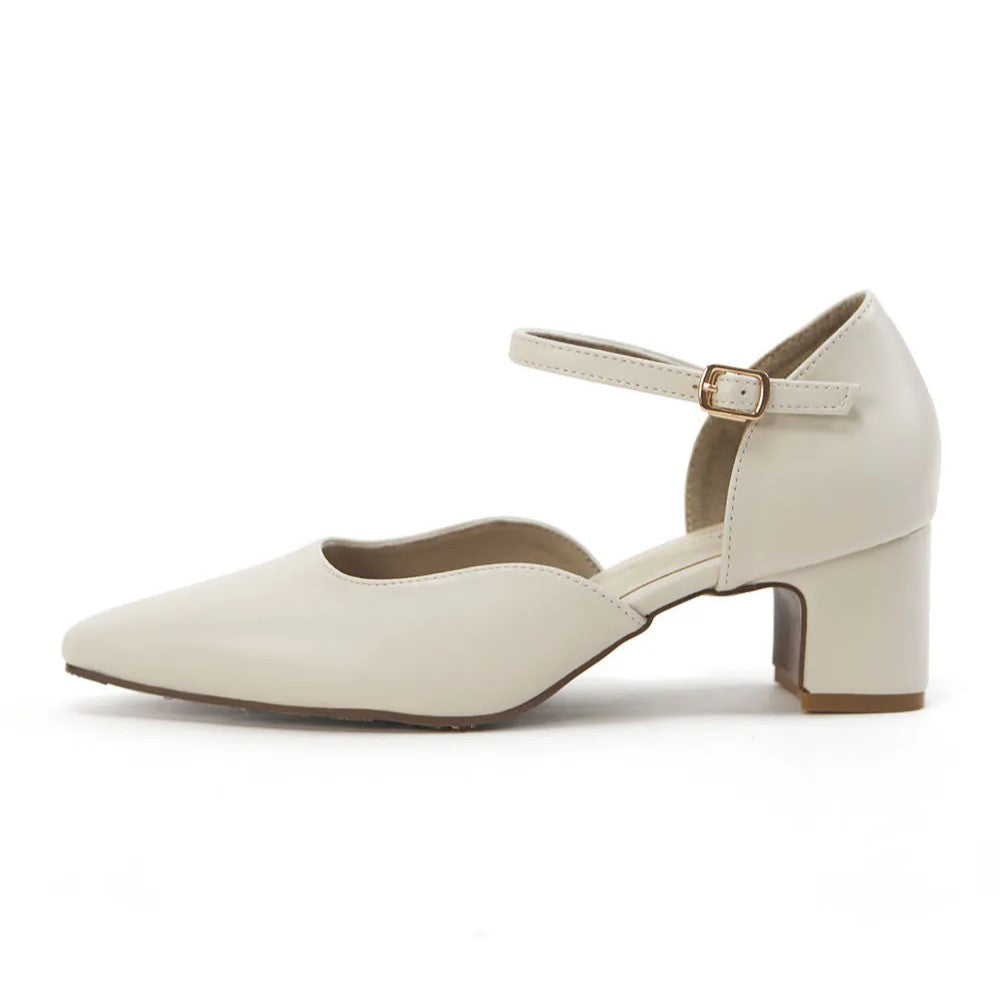 TU1283 經典小方頭瑪麗珍粗跟鞋【防潑水】