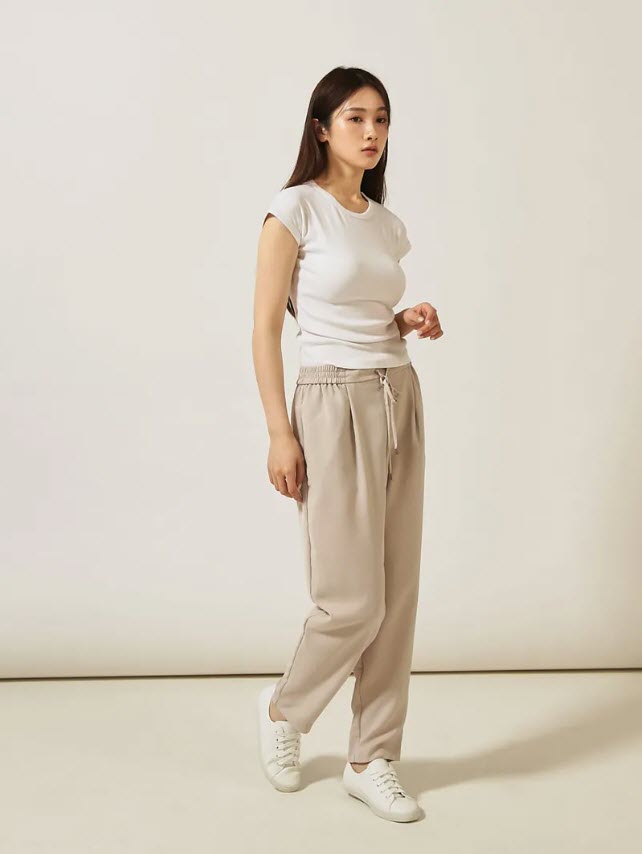 TU1166 超纖軟皮防潑水小白鞋