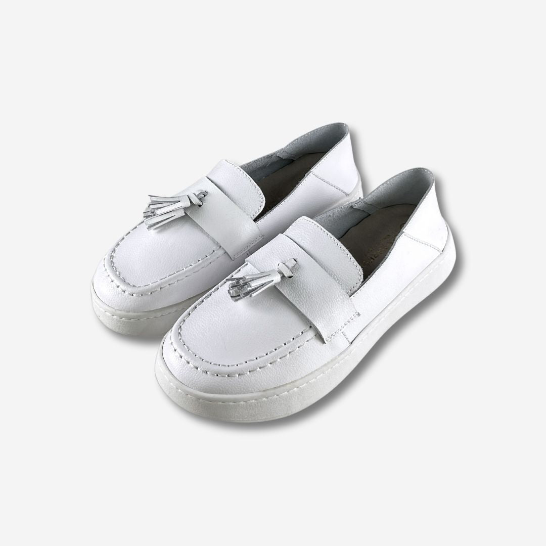 W2215 真皮流蘇懶人鞋