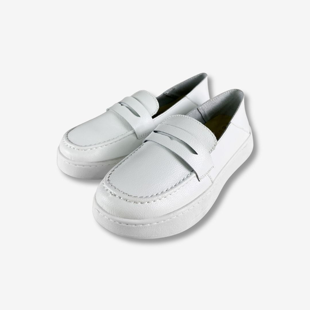 W2214 真皮圓頭PENNY樂福鞋