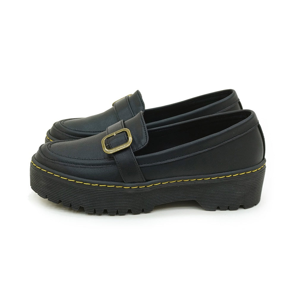 ER1292 復古學院風厚底樂福鞋(此款版型偏小 建議選大一碼)