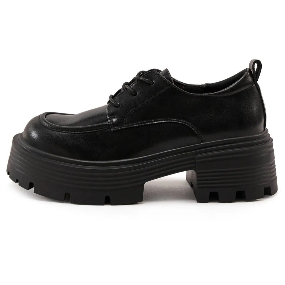 【新品結帳9折 | ~16/3止】AK1386 輕量Q軟學院風綁帶樂福鞋 (此款版型偏細)