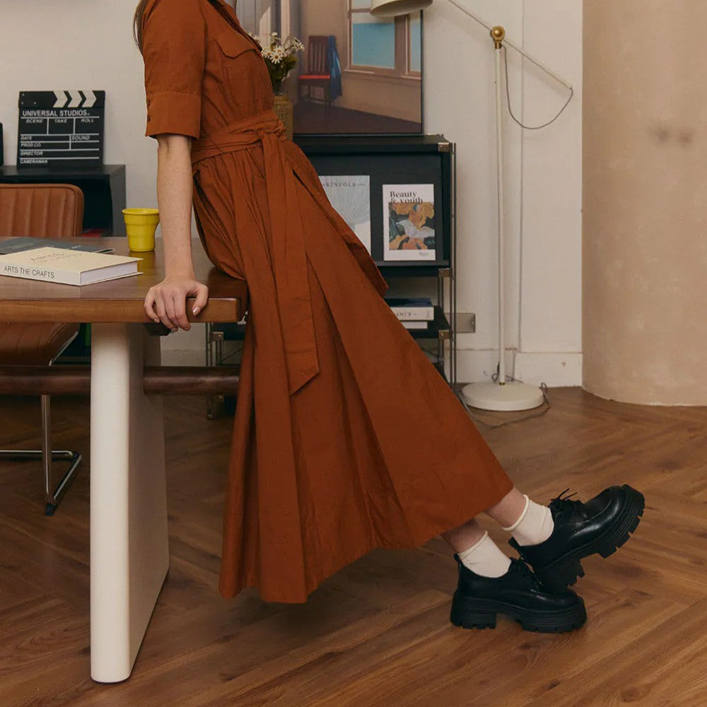 【新品結帳9折 | ~16/3止】AK1386 輕量Q軟學院風綁帶樂福鞋 (此款版型偏細)