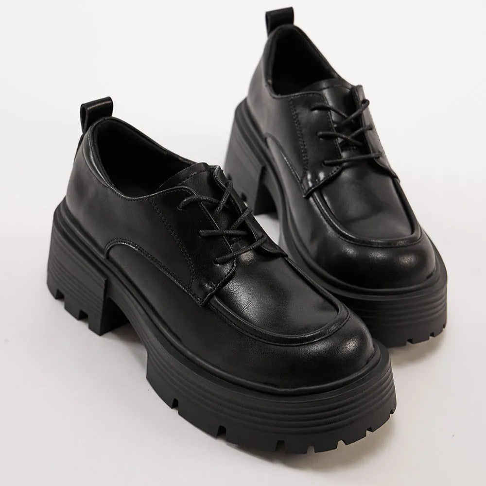 【新品結帳9折 | ~16/3止】AK1386 輕量Q軟學院風綁帶樂福鞋 (此款版型偏細)