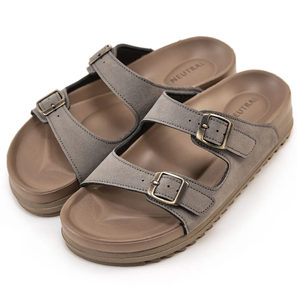 TU1300 多色牛纖絨防潑水雙釦足弓拖鞋【防潑水】