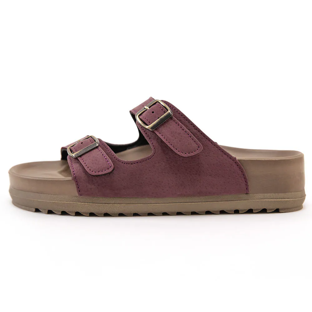 TU1300 多色牛纖絨防潑水雙釦足弓拖鞋【防潑水】