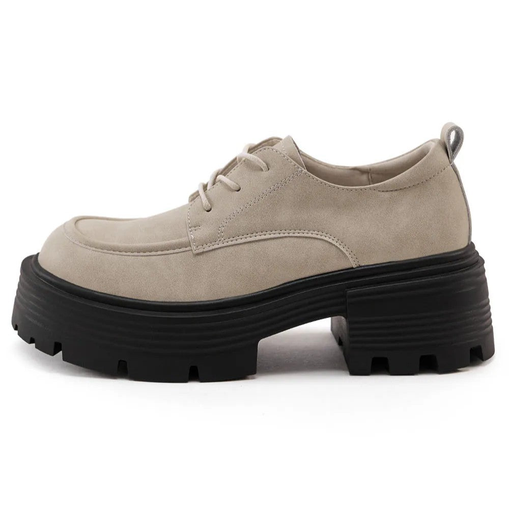 【新品結帳9折 | ~16/3止】AK1386 輕量Q軟學院風綁帶樂福鞋 (此款版型偏細)