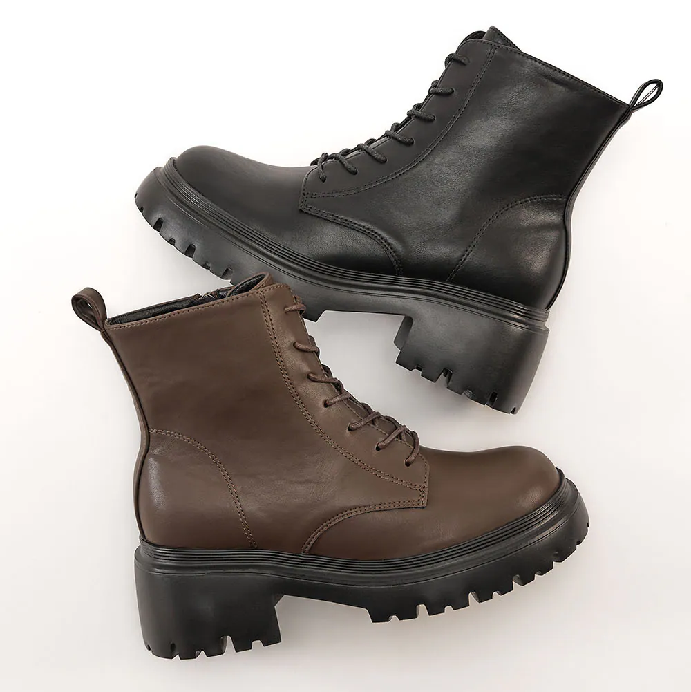 AK1380 超輕量街頭風綁帶短靴【防潑水】