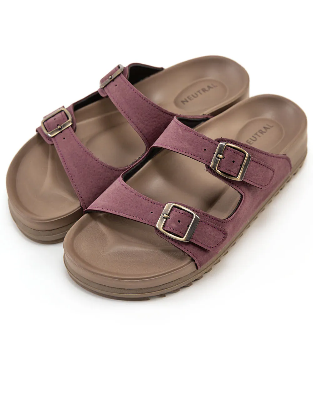 TU1300 多色牛纖絨防潑水雙釦足弓拖鞋【防潑水】