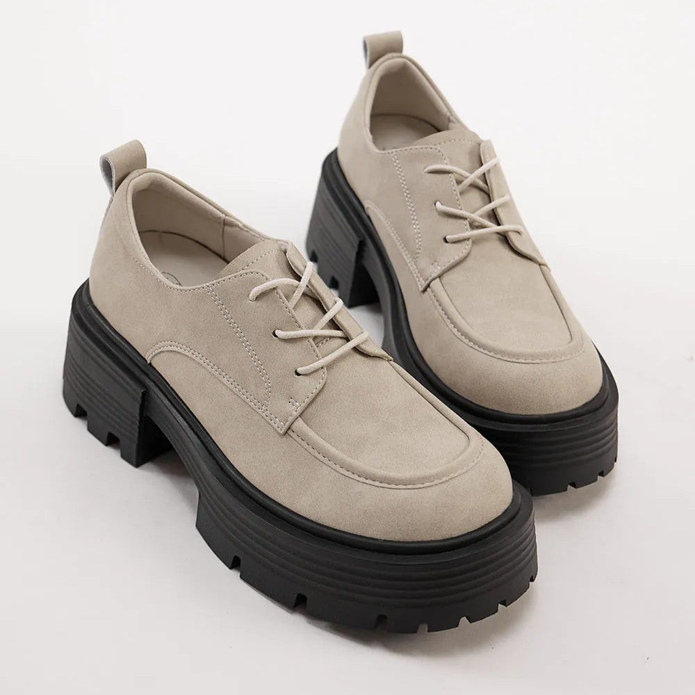 【新品結帳9折 | ~16/3止】AK1386 輕量Q軟學院風綁帶樂福鞋 (此款版型偏細)