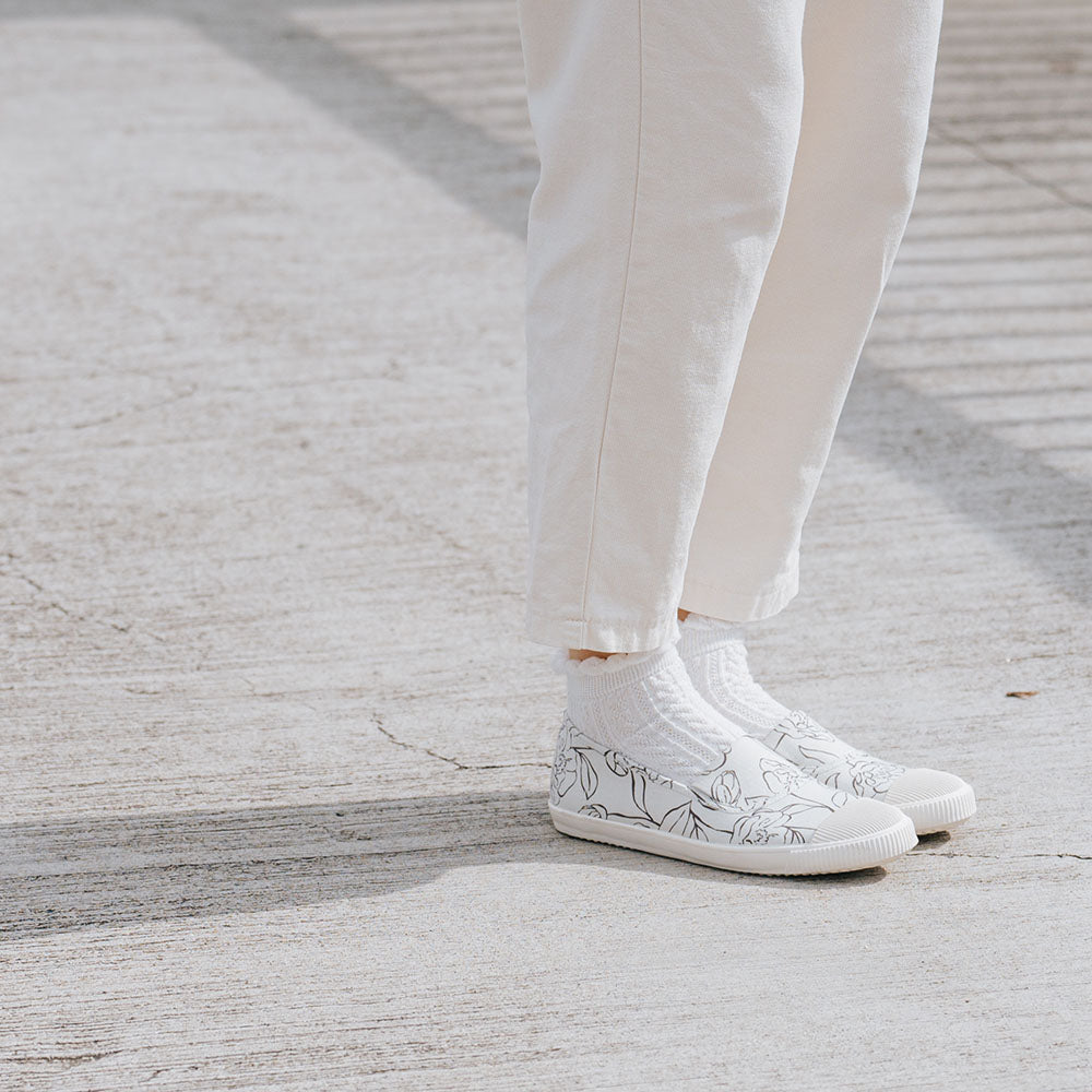 HC1208【京都手作】玫瑰花布寬頭懶人鞋【日本製限量布】