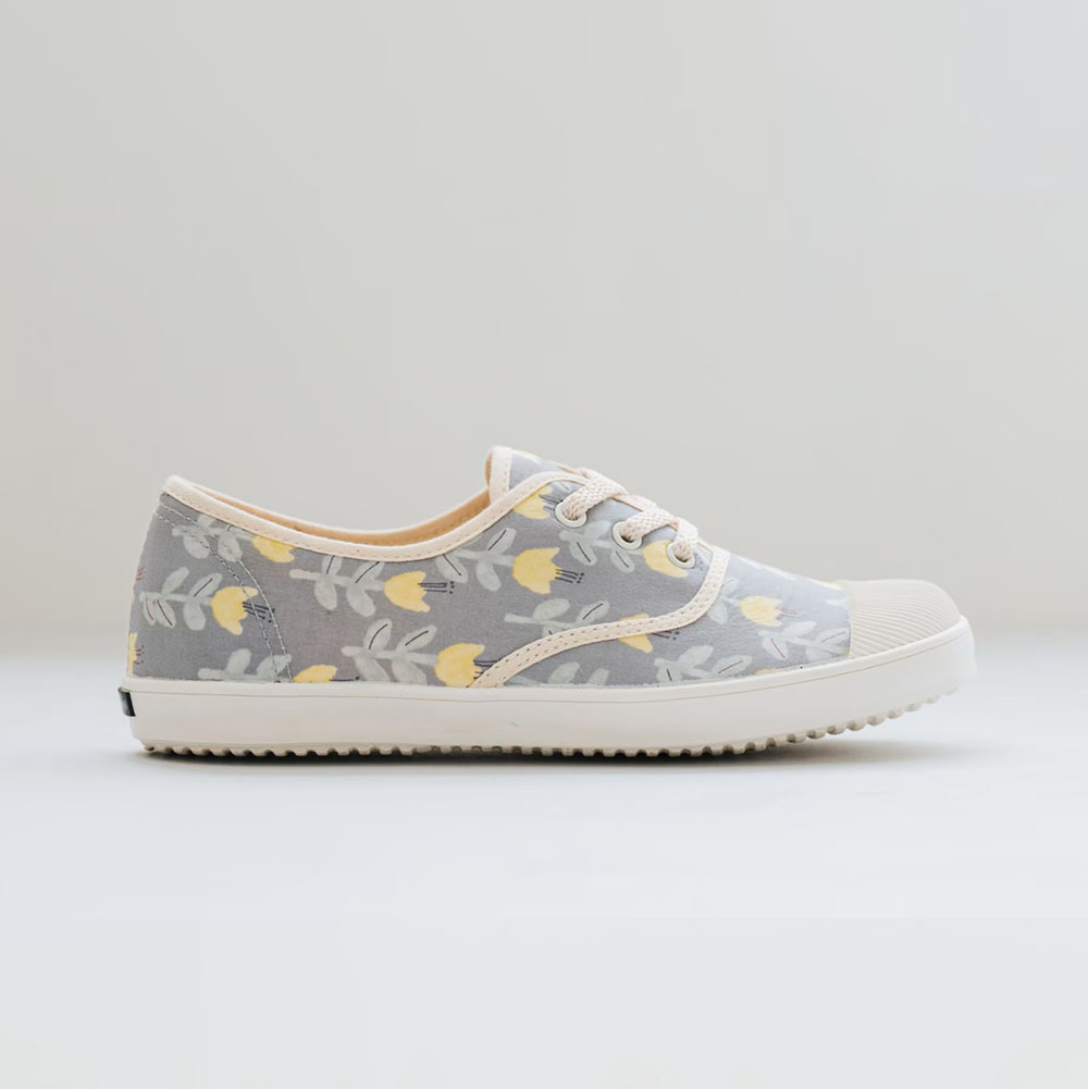 HC1199【京都手作】鬱金香花布綁帶鞋【日本製限量布】