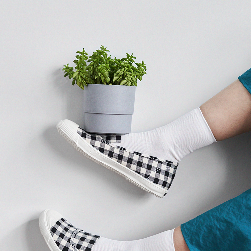 【零碼特價】HC1002 【京都手作】經典黑白格紋花布【日本製限量布】.