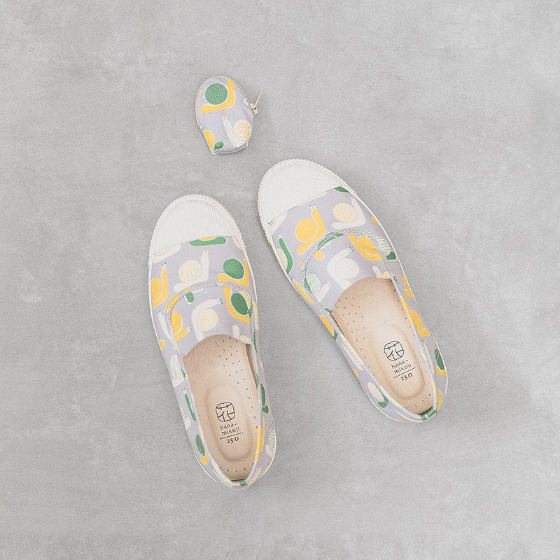 HC1189【京都手作】小蝸牛之森花布懶人鞋【日本製限量布】