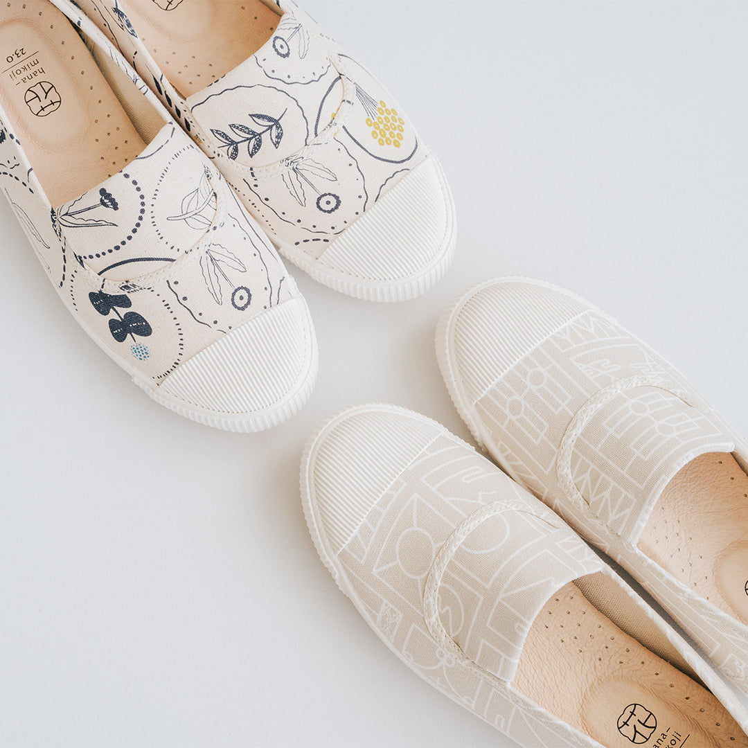 HC1204【京都手作】幾何圖形無印風大頭懶人鞋【日本製限量布】