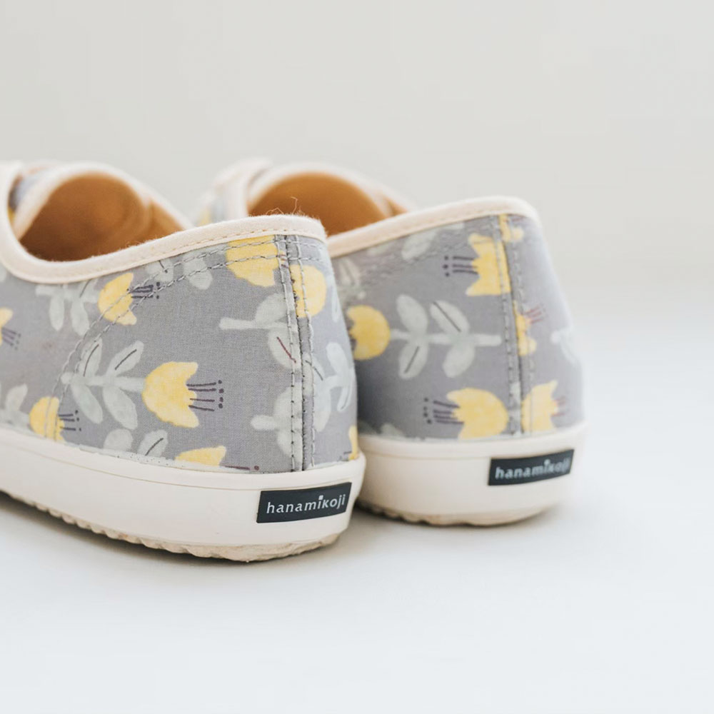 HC1199【京都手作】鬱金香花布綁帶鞋【日本製限量布】