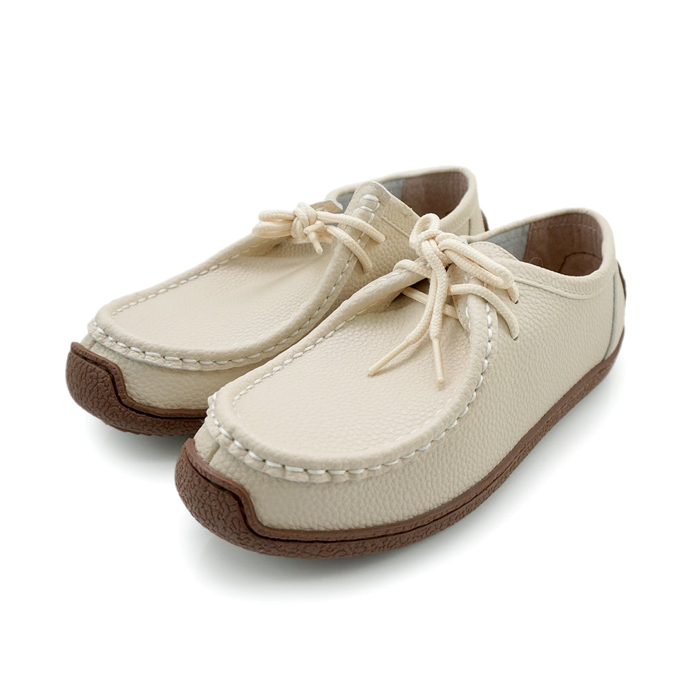 ER1164 荔枝皮拼原色鞋底綁帶袋鼠鞋-