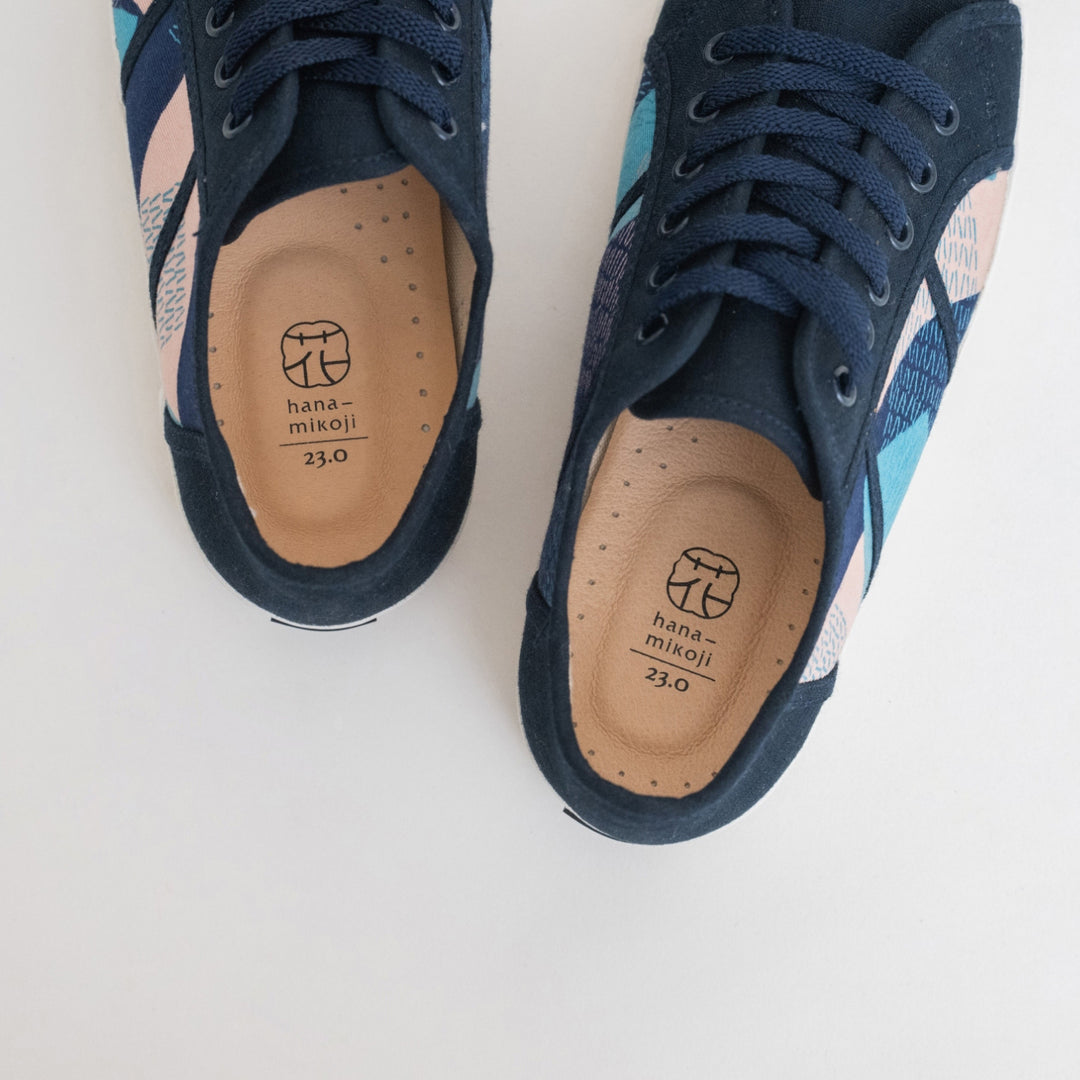 HC1212【京都手作】粉紅交錯花布平底鞋【日本製限量布】