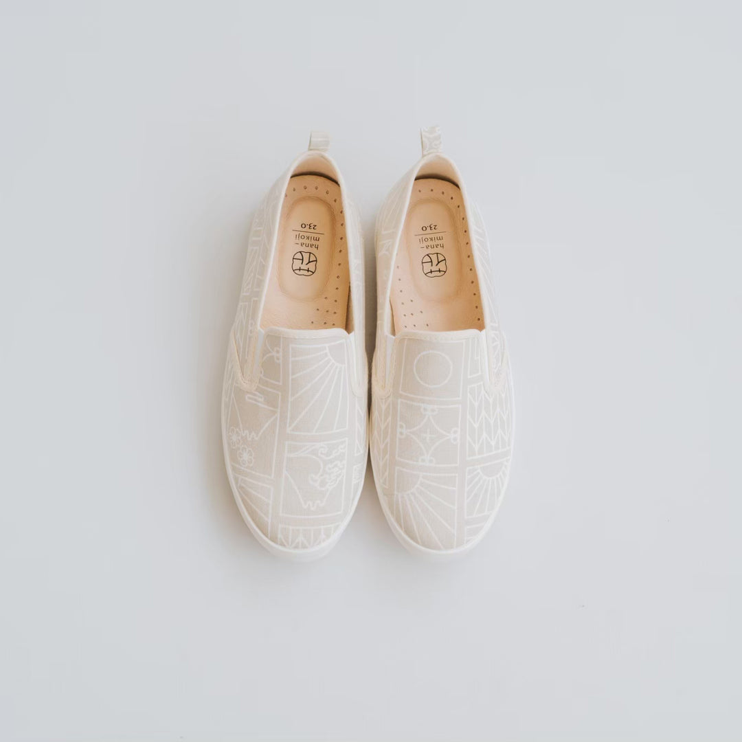 HC1206【京都手作】幾何圖形無印風第二代懶人鞋【日本製限量布】