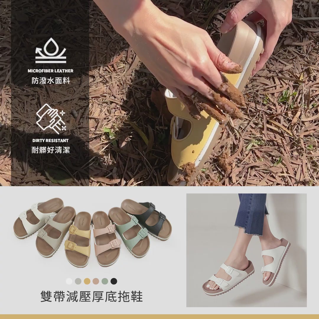 TU1199 輕量減壓人體工學健康拖鞋