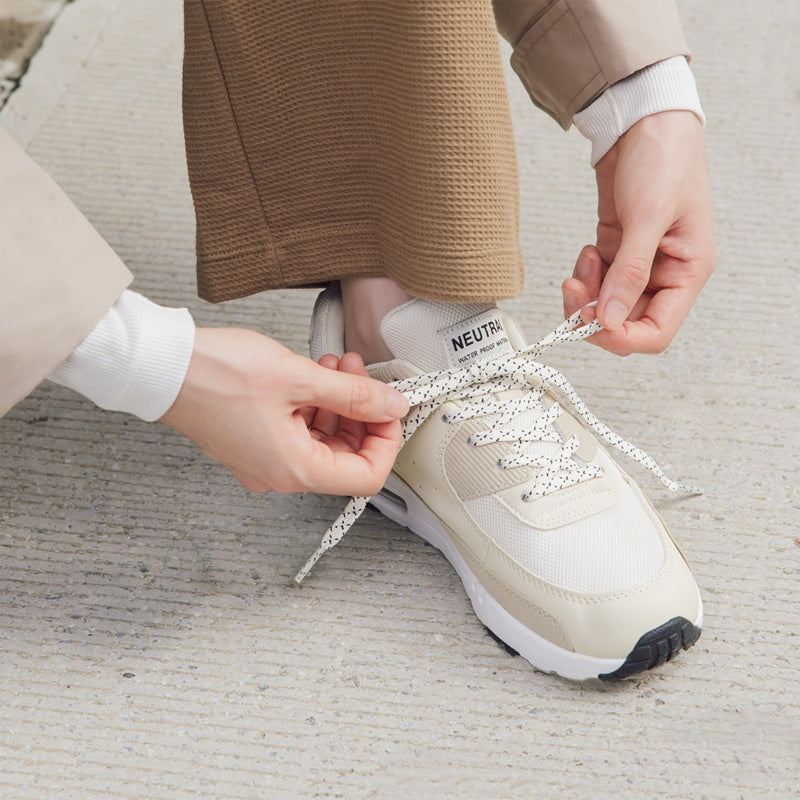 TU1276 防潑水透氣拼接皮革健走氣墊鞋