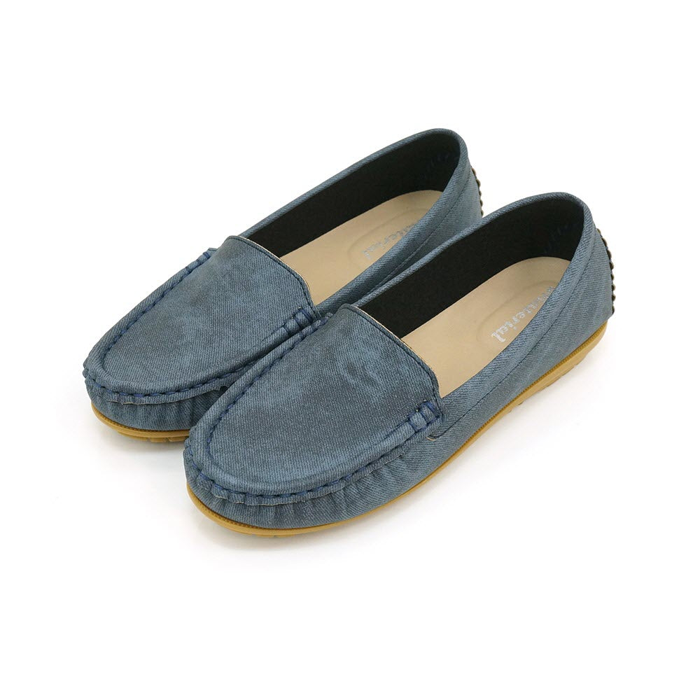 ER1181 水洗感皮質莫卡辛豆豆鞋(版型偏小建議選大一碼)