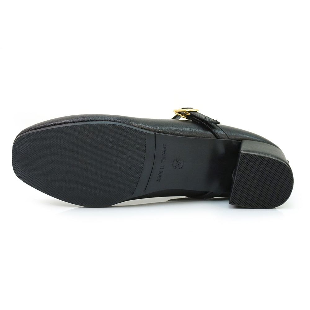 ER1215 法式優雅瑪莉珍粗跟鞋