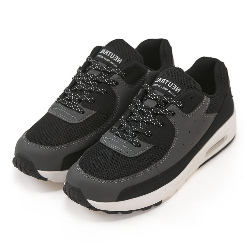 TU1276 防潑水透氣拼接皮革健走氣墊鞋